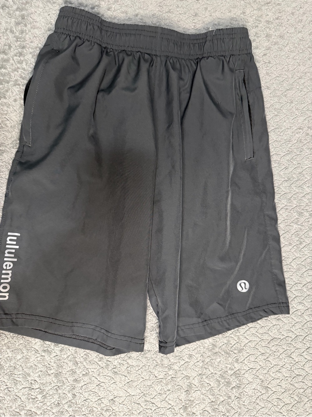 lululemon athletica Men's Grey  Performance Athletic Shorts